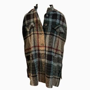 ANDERSEN & LAUTH Plaid Women's Cape Coat (from Anthropology)